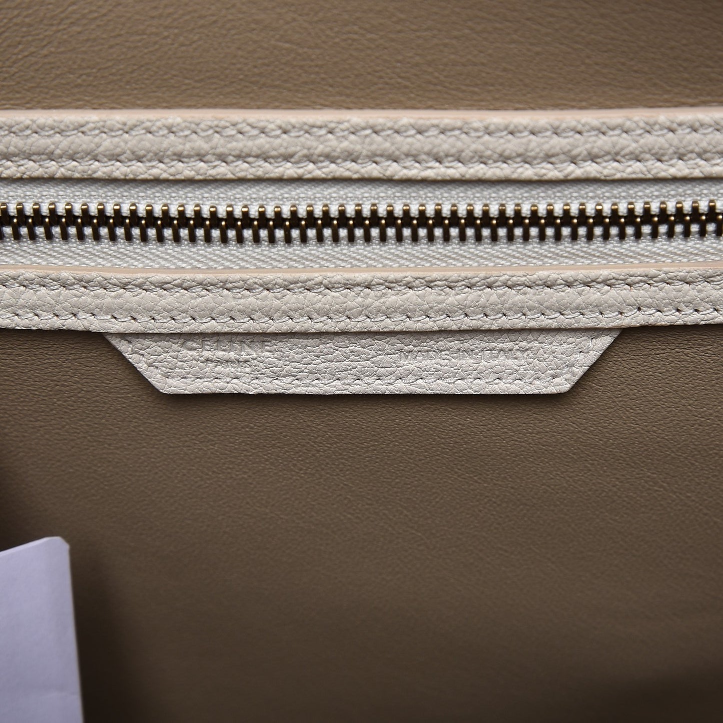 Goatskin Micro Luggage White