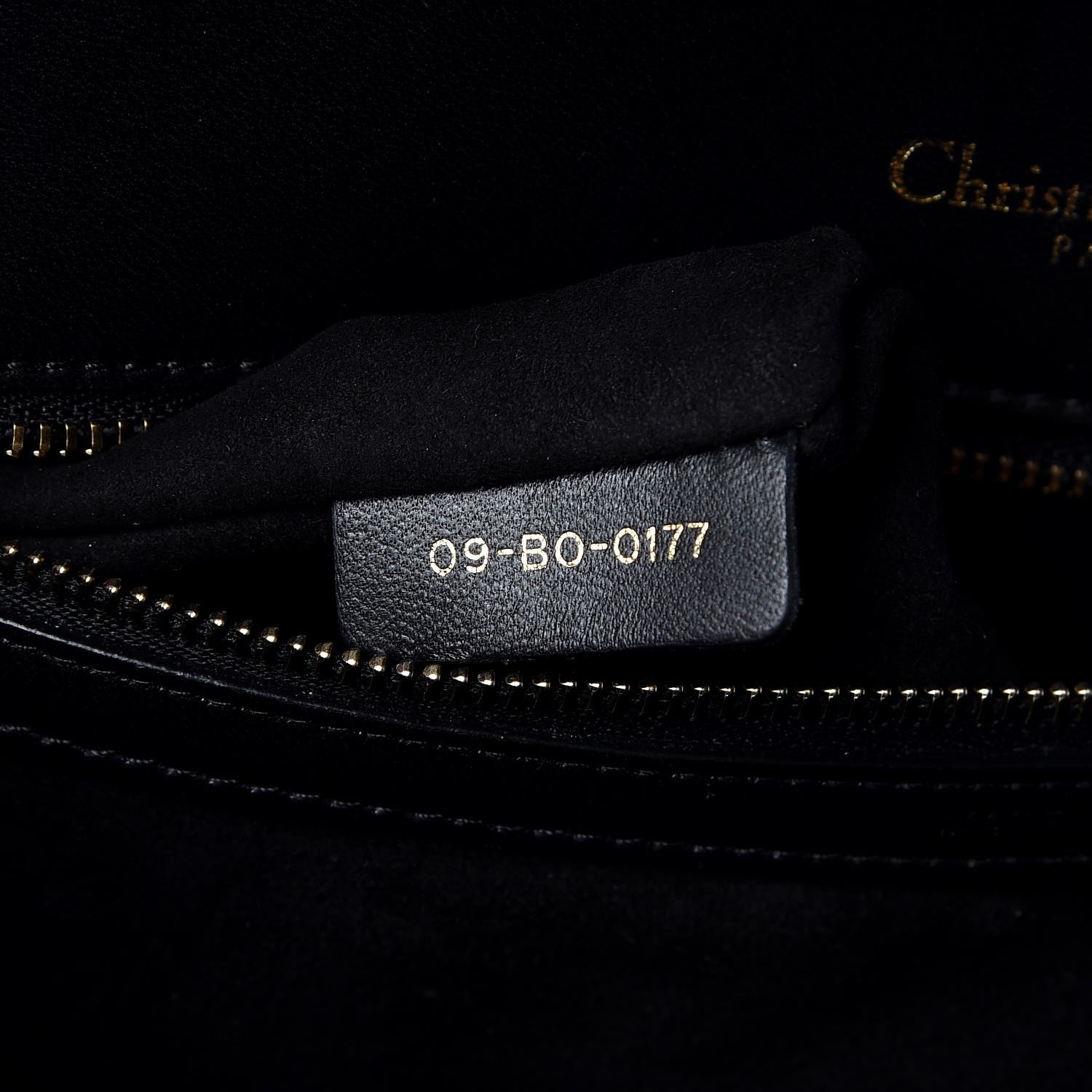 Christian Dior Lambskin Studded Medium Diorama Flap Bag Black 7 of 10