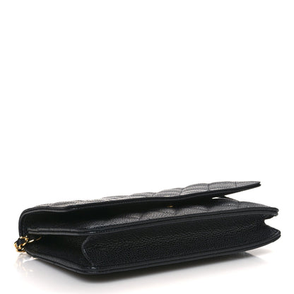 Chanel Caviar Quilted Wallet On Chain WOC Black 4 of 7
