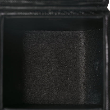 Celine Lizard Round Box Triomphe Black 5 of 9
