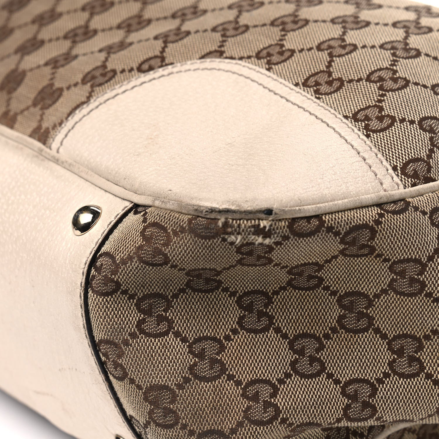 Gucci Monogram Large Princy Tote Off White 13 of 22