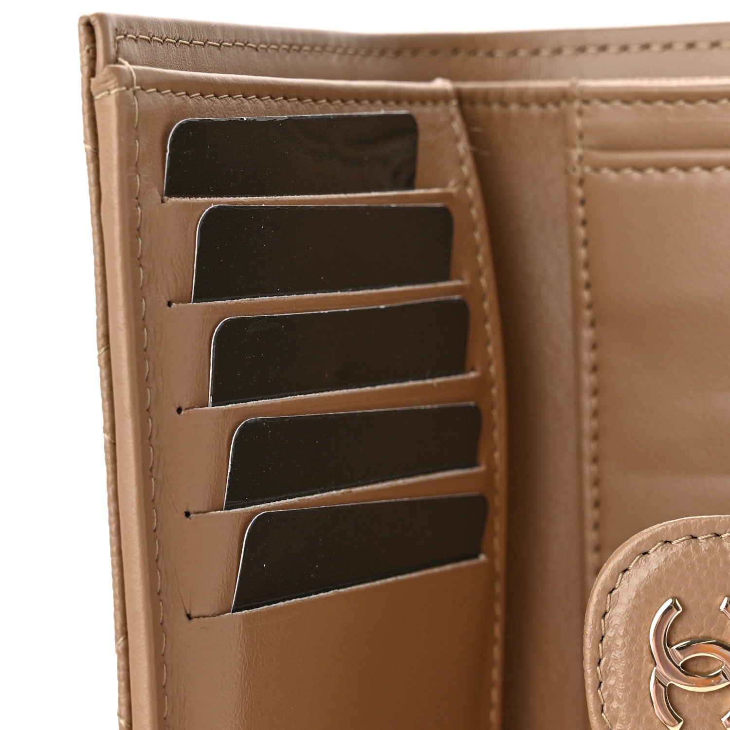 Chanel Caviar Quilted Medium Flap Wallet Beige 13 of 13