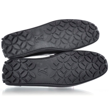 Louis Vuitton Leather Loafers Shoes 7 Black 7 of 7