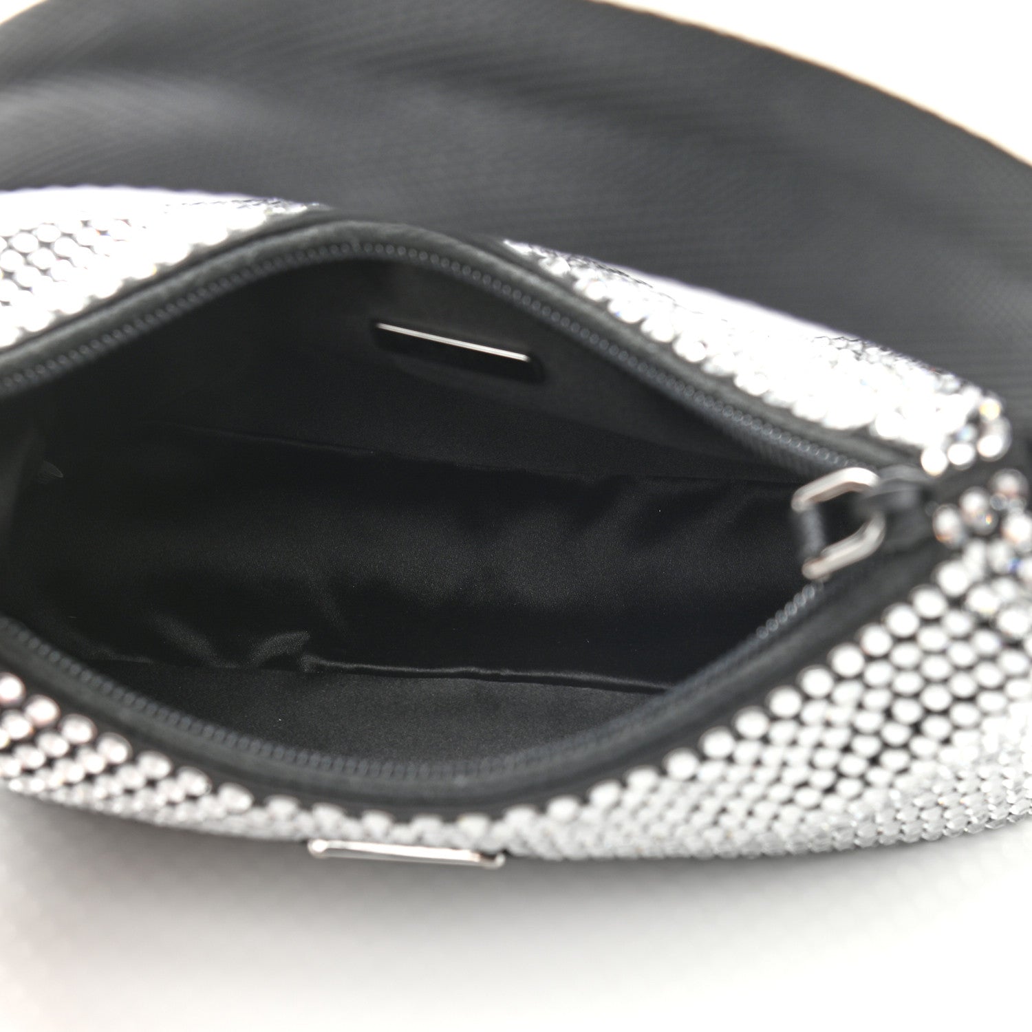 Prada Satin Crystal Mini Re-Edition 2000 Bag Cristal 5 of 11