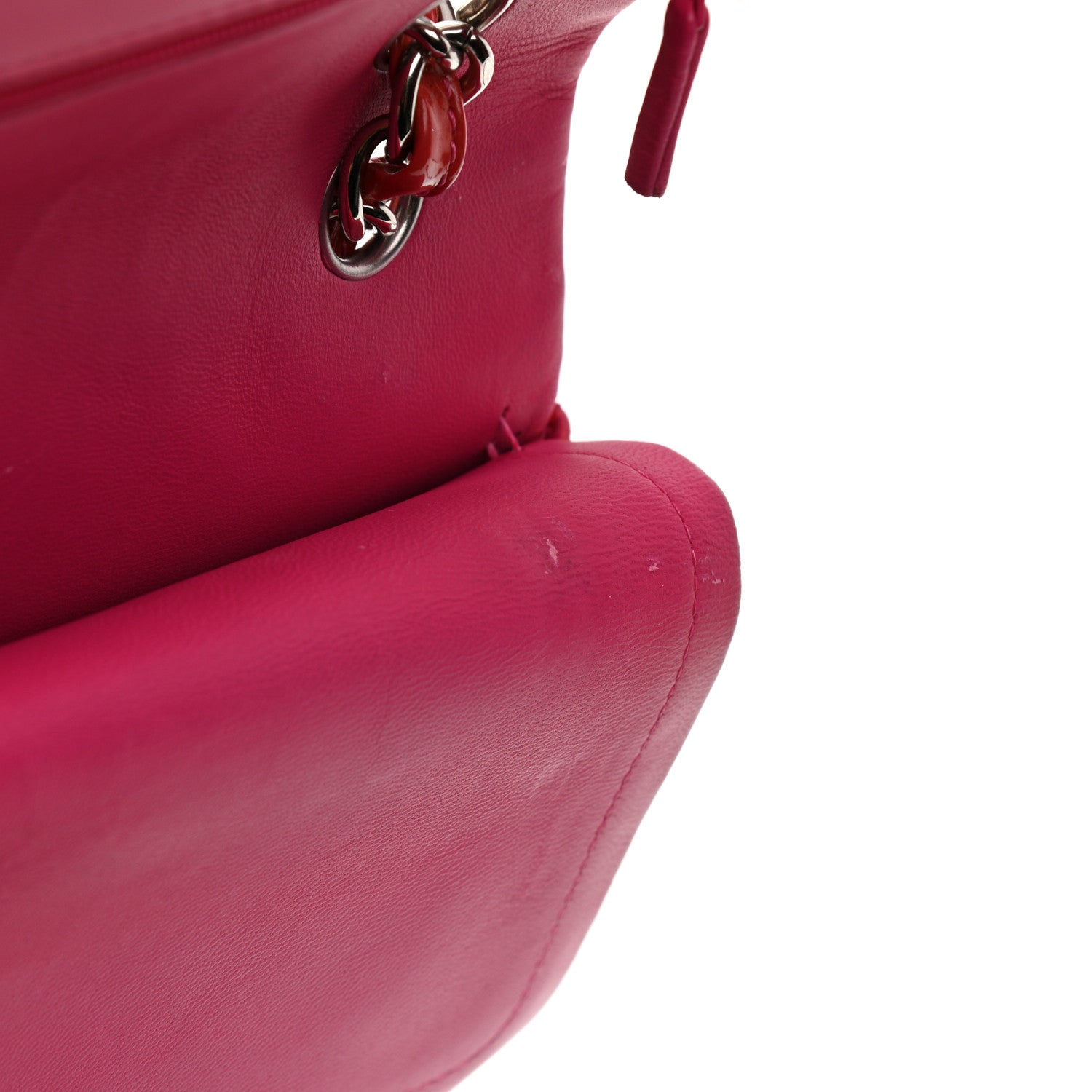 Chanel Patent Quilted Jumbo Double Flap Pink 15 of 15