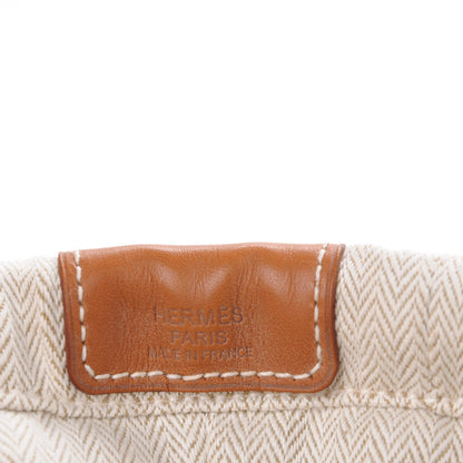 Hermes Canvas Barenia Fourbi Insert PM Natural Fauve 7 of 7