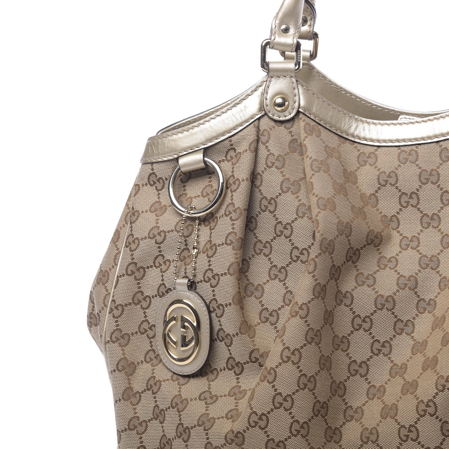 Gucci Monogram Large Sukey Tote Champagne 8 of 10