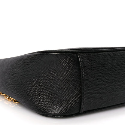 Prada Saffiano Lux Re-Edition 2005 Shoulder Bag Black 7 of 8