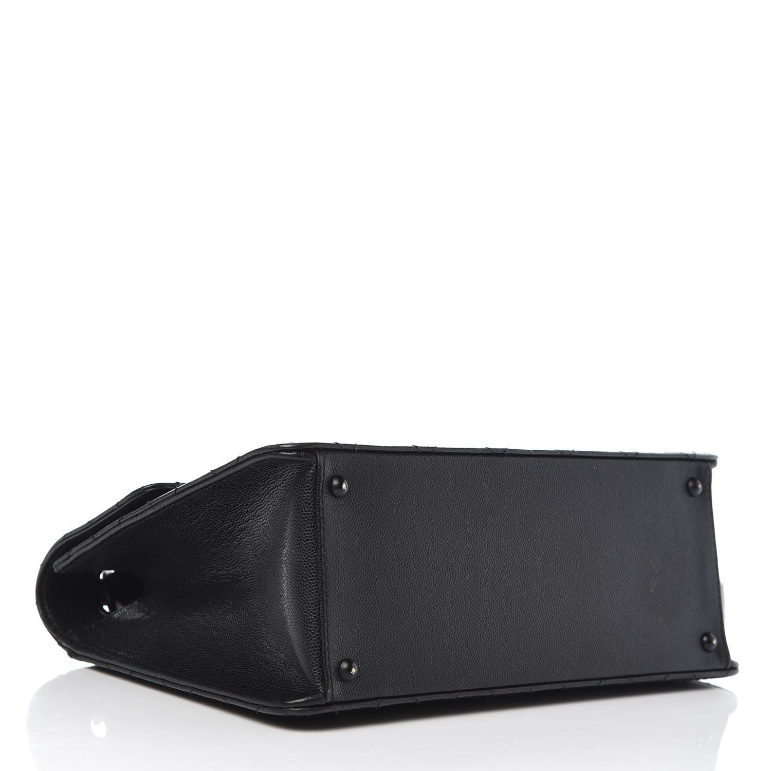 Chanel Caviar Diamond Stitched Flap Bag Black 4 of 13