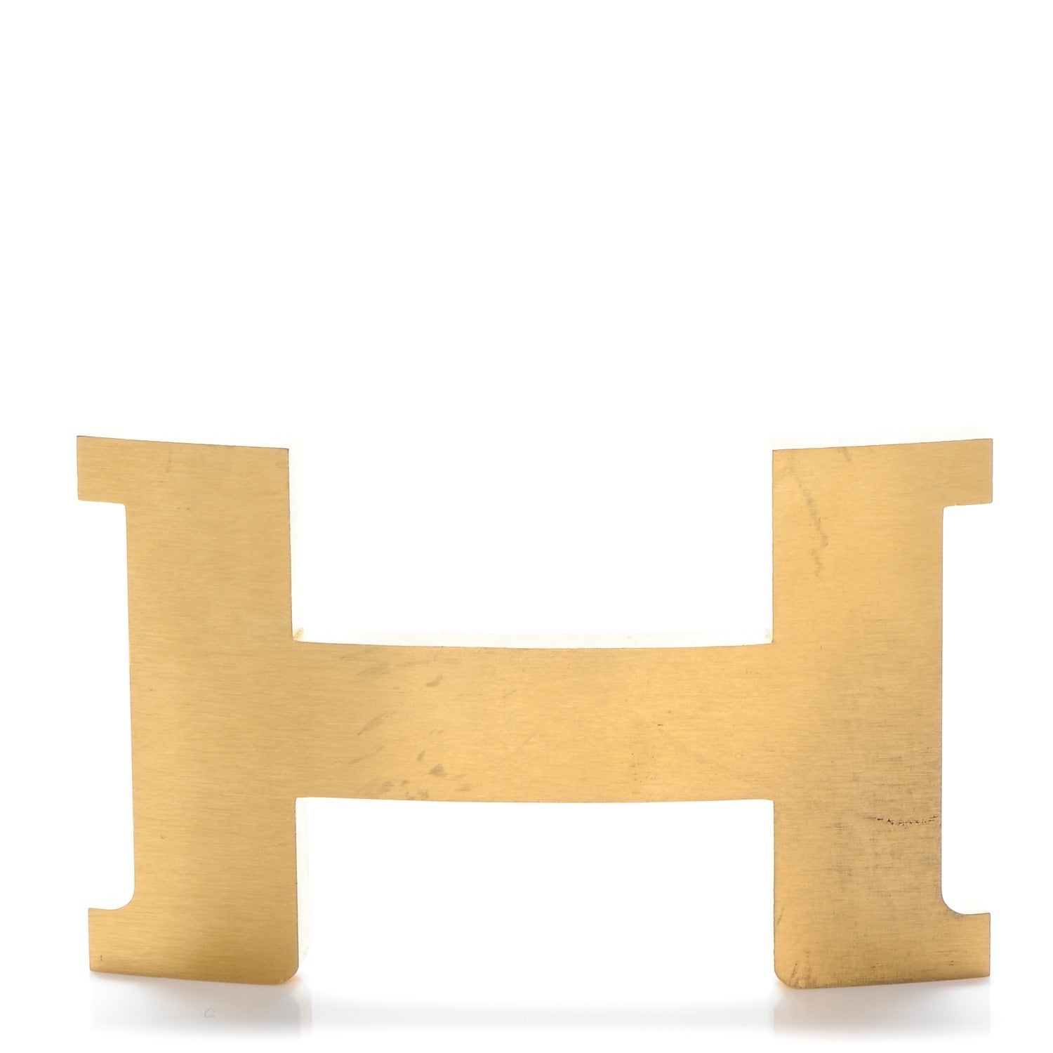 Hermes Brushed Gold 42mm Constance 2 H Belt Buckle 1 of 11