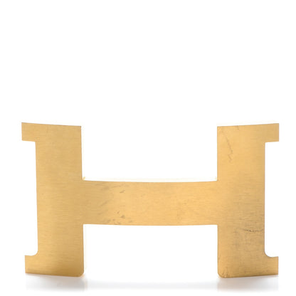 Hermes Brushed Gold 42mm Constance 2 H Belt Buckle 1 of 11