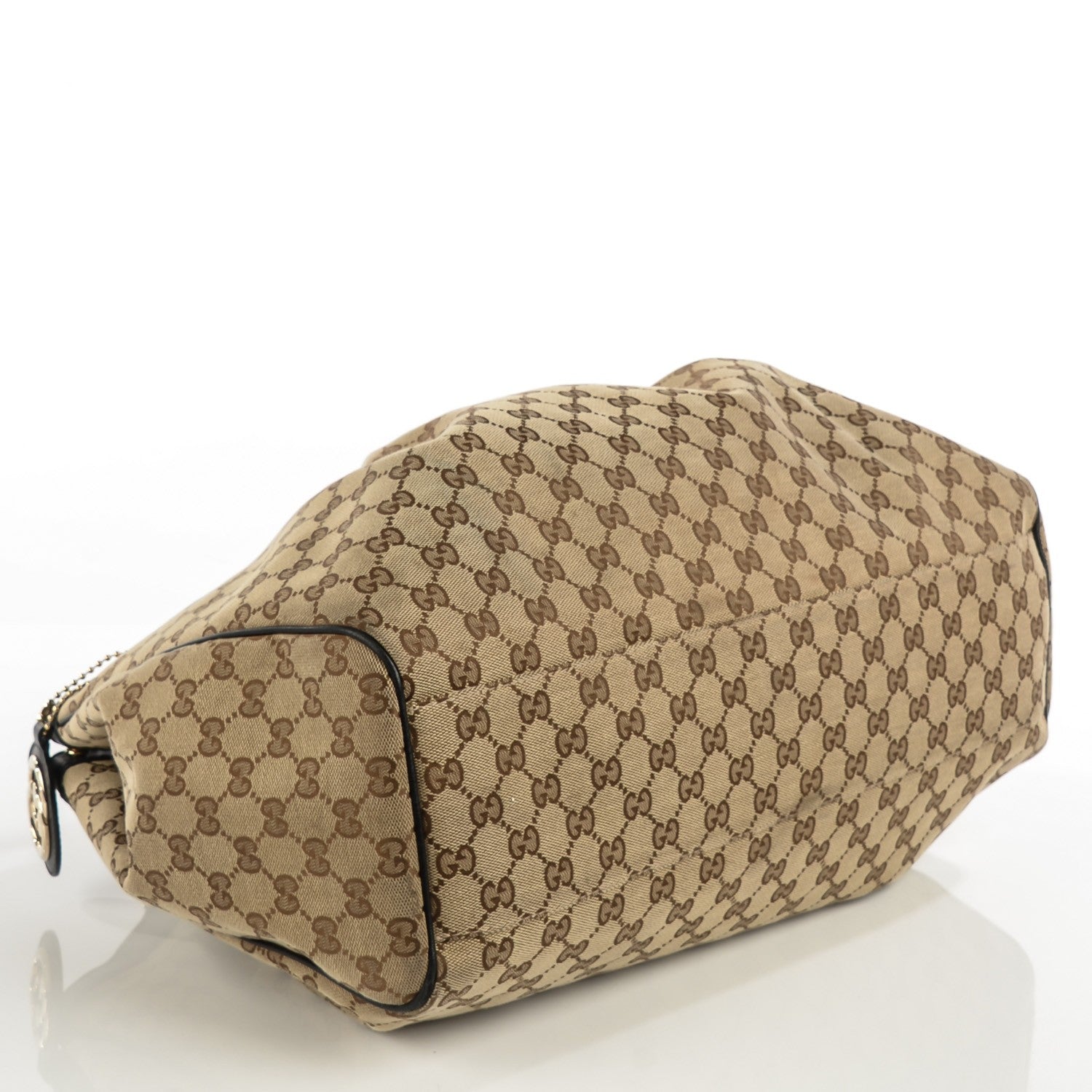 Gucci Monogram Large Sukey Tote Beige Ebony Black 4 of 7