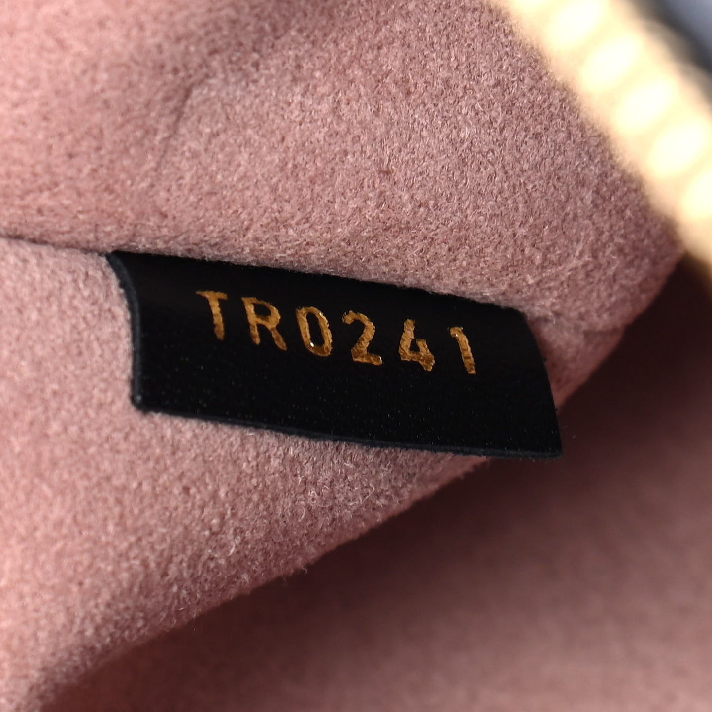 Lambskin Embossed Monogram Coussin PM Black