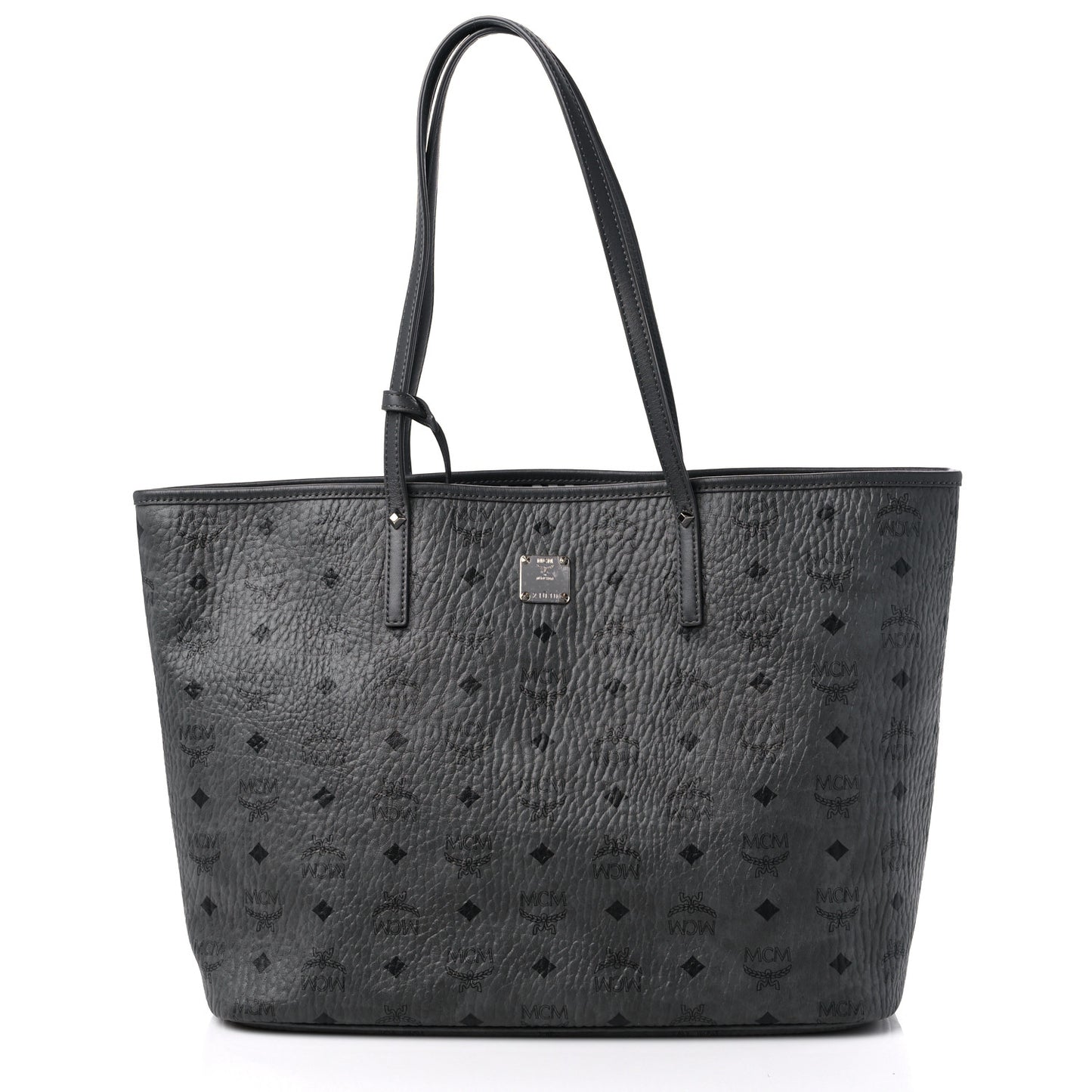 Visetos Medium Project Reversible Shopper Tote Phantom Grey