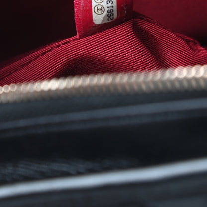 Chanel Aged Calfskin Chevron Quilted Medium Gabrielle Hobo Black 7 of 15