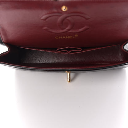 Chanel Lambskin Quilted Medium Double Flap Black 7 of 14