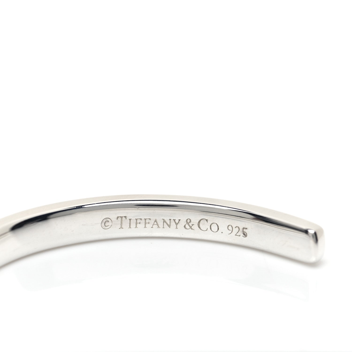 Tiffany Sterling Silver Narrow 1837 Cuff Bracelet 4 of 4