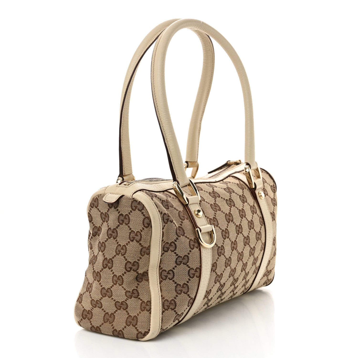 Gucci Monogram Small Abbey Boston Off White 3 of 15