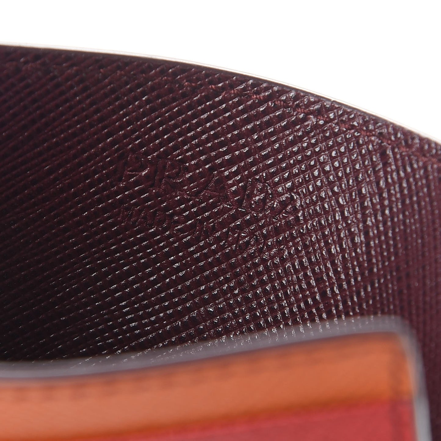 Saffiano Card Case Granato Multicolor