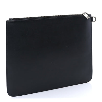Givenchy Calfskin Paris Print Medium Cosmetic Pouch  Black 3 of 6