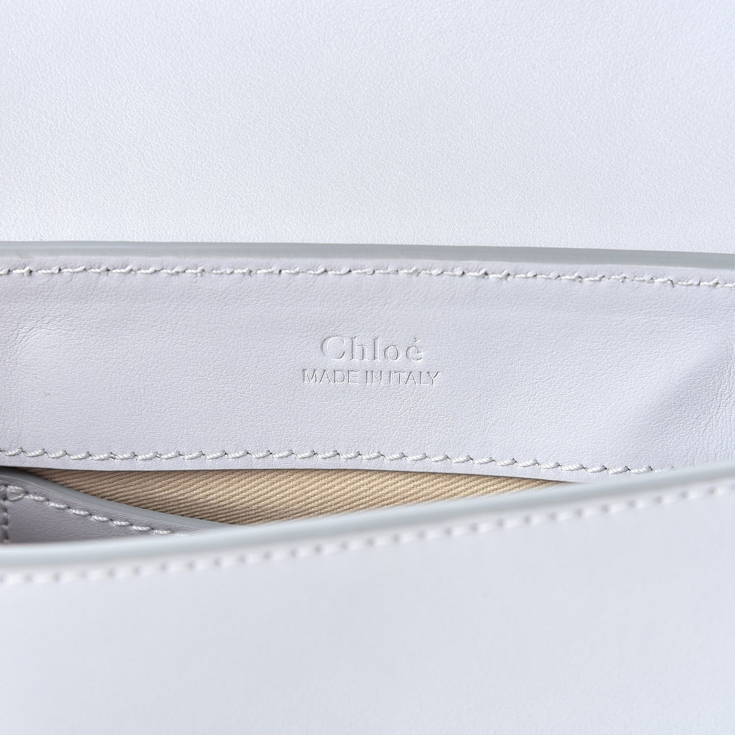 Calfskin Suede C Belt Bag Light Cloud