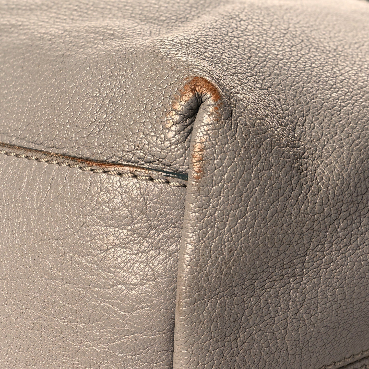 Sugar Goatskin Medium Nightingale Pearl Grey