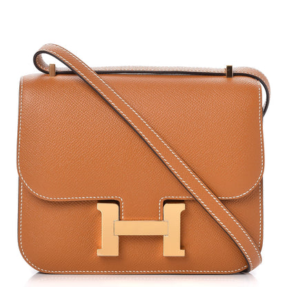 Hermes Epsom Constance 18 Toffee 1 of 17