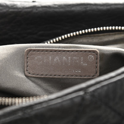 Chanel Distressed Lambskin Lady Braid Bowler Black 5 of 9