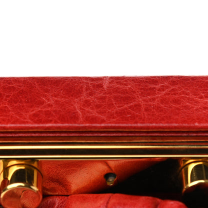 Miu Miu Nappa Frame Lux Top Handle Rosso 11 of 13