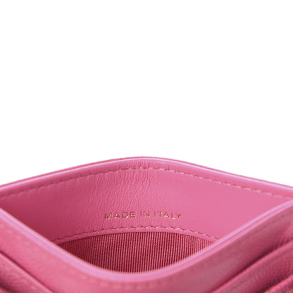 Chanel Caviar Quilted Card Holder Pink 9 of 11