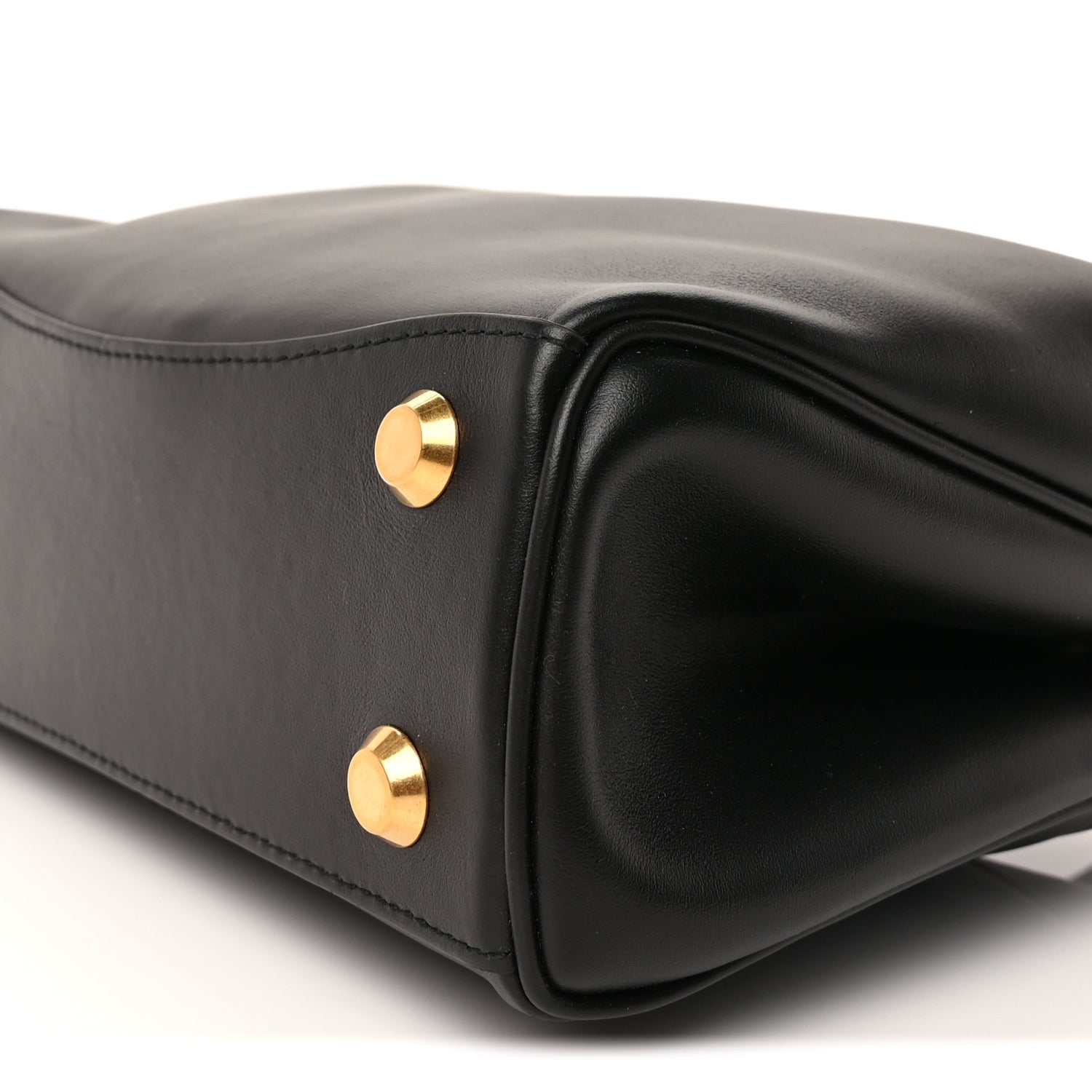 Balenciaga Natural Smooth Calfskin Small Rodeo Top Handle Handbag Black 8 of 8