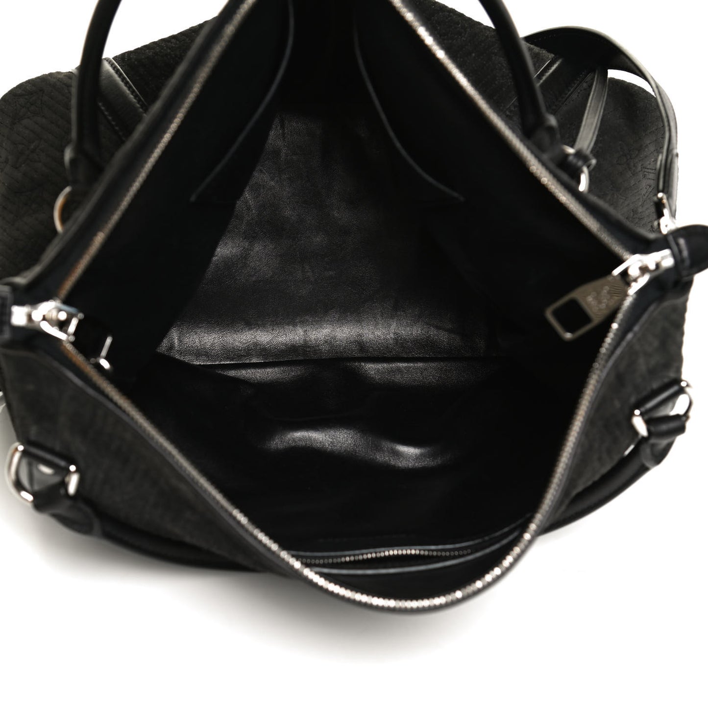 Monogram Suede Antheia IXIA MM Black