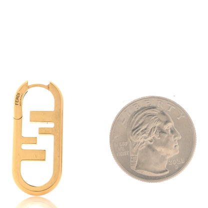 Fendi Metal FF O'Lock Single Earring Gold 2 of 5