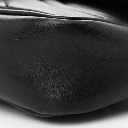 Gucci Calfskin Matelasse Super Mini GG Marmont Shoulder Bag Black 10 of 12