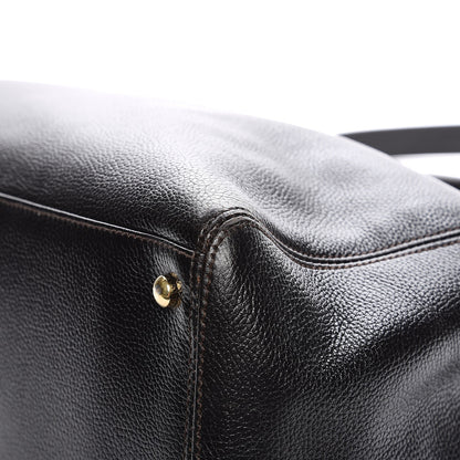 Chanel Calfskin Cerf Executive Shopper Tote Dark Brown 16 of 18