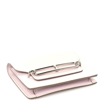Hermes Chevre Mysore Roulis Slim Wallet  Mauve Pale 4 of 6