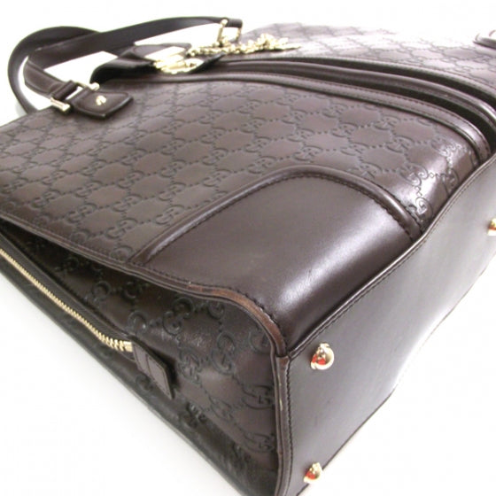 Gucci Guccissima Large Treasure Tote Chocolate 5 of 12