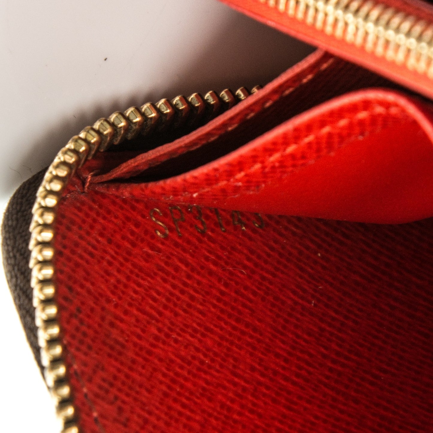 Mon Monogram Zippy Wallet Vert Clair Rouge