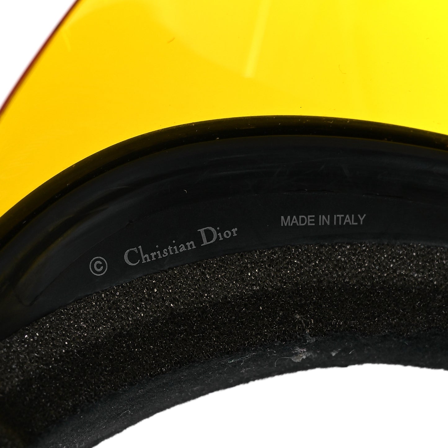 DiorClub1 Sun Visor Yellow