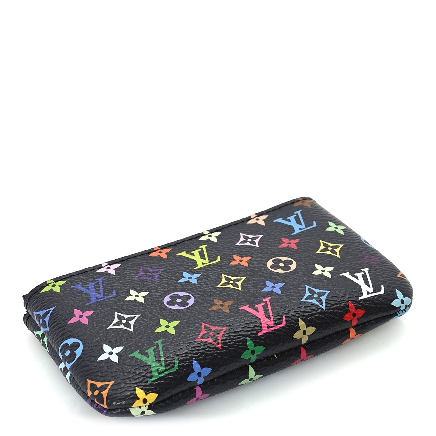 Louis Vuitton LV X TM Monogram Multicolor Key Pouch  Black 4 of 7