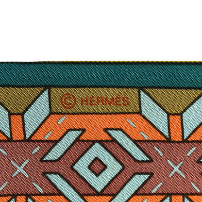 Hermes Silk Belles du Mexique Twilly 3 of 4