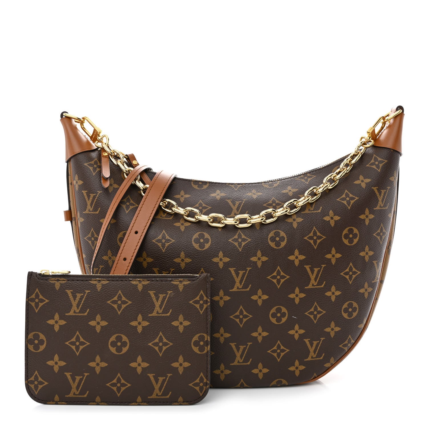 Louis Vuitton Reverse Monogram Loop Hobo 1 of 12