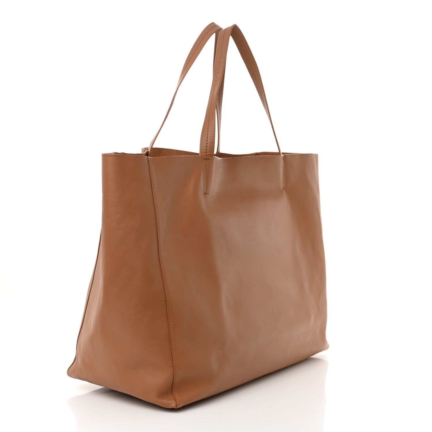 Celine Lambskin Horizontal Cabas Camel 3 of 9