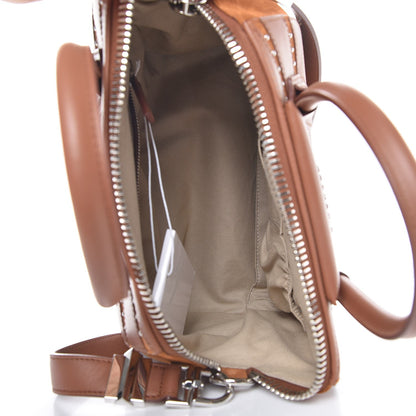 Givenchy Calfskin Suede Small Studded Chevron Antigona Cognac 7 of 8