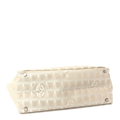 Chanel Nylon Medium Travel Tote Beige 3 of 9