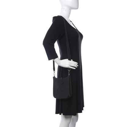 Hermes Taurillon Clemence Evelyne TPM Black 2 of 11