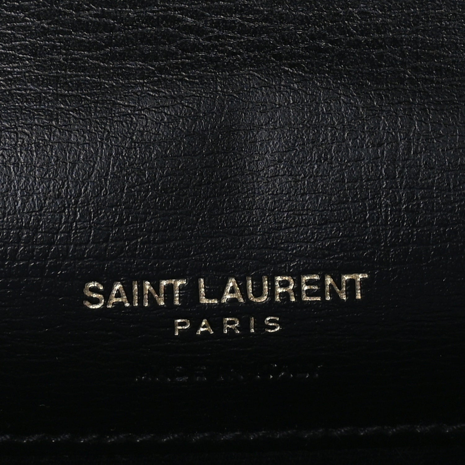 Saint Laurent Calfskin Monogram Cassandre Phone Holder With Strap Black 4 of 8