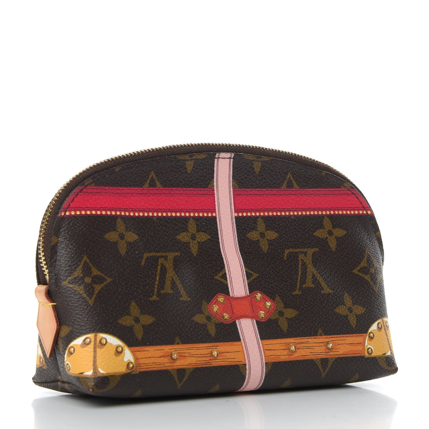 Louis Vuitton Monogram Summer Trunks Cosmetic Pouch PM 3 of 8