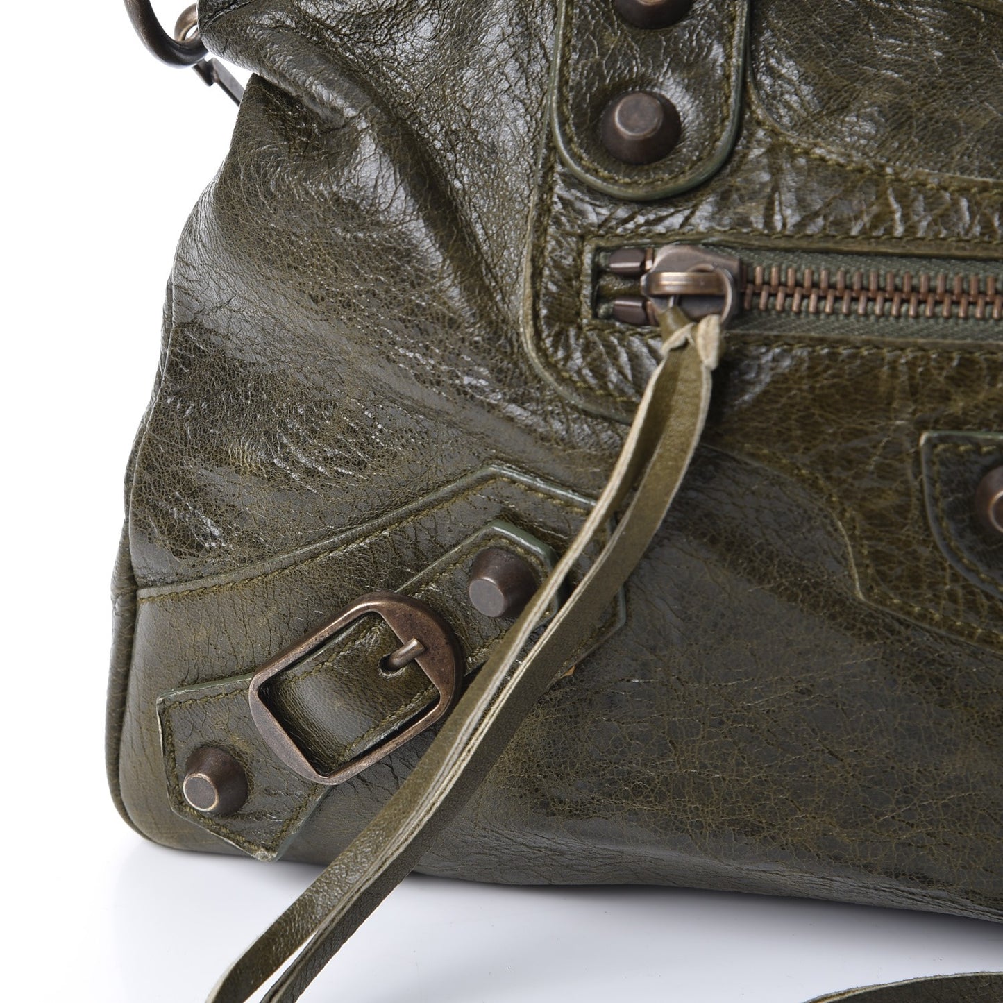 Chevre Classic Hardware First Olive