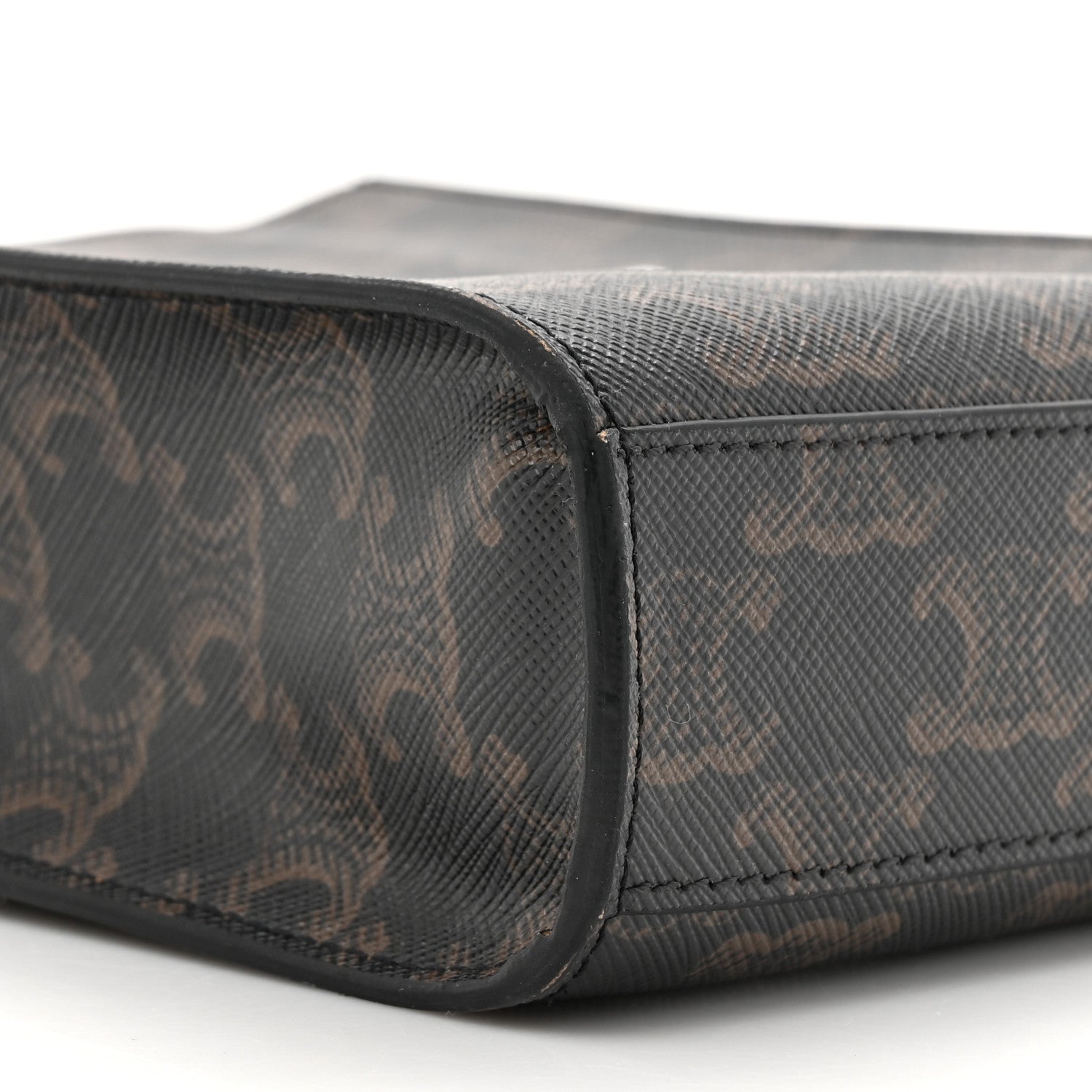 Celine Triomphe Canvas Calfskin Mini Vertical Cabas Tan 9 of 12